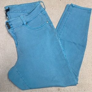 Torrid turquoise jeggings